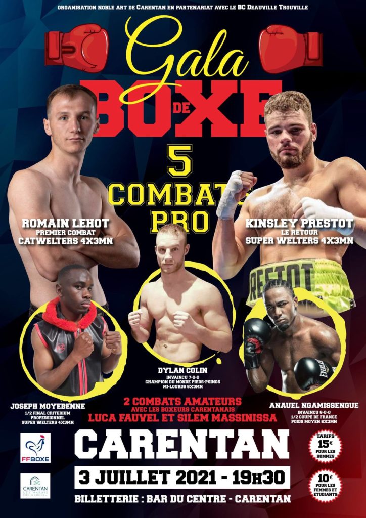 Affiche : Boxe à Carentan