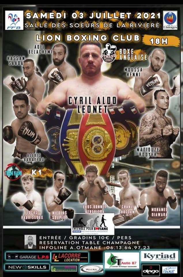Affiche : Boxe à Limoges