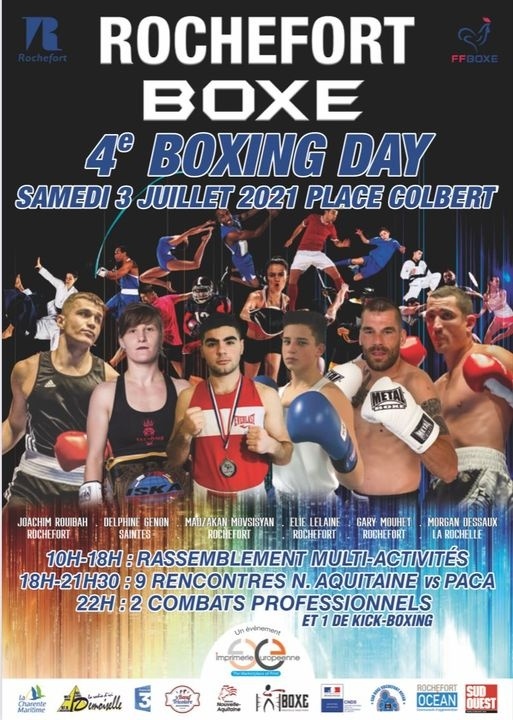 Affiche : Boxe à Rochefort