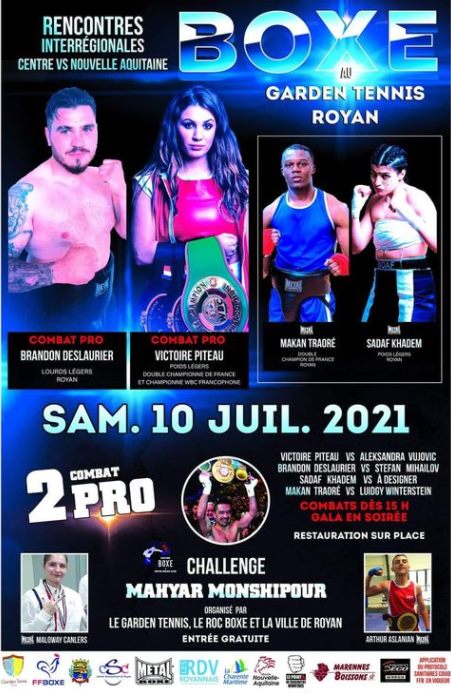 Affiche : Boxe à Royan