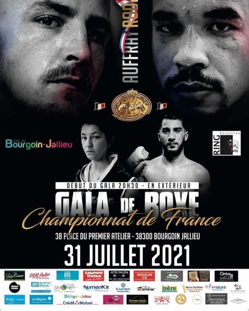 Affiche : Boxe à Bourgouin Jallieu