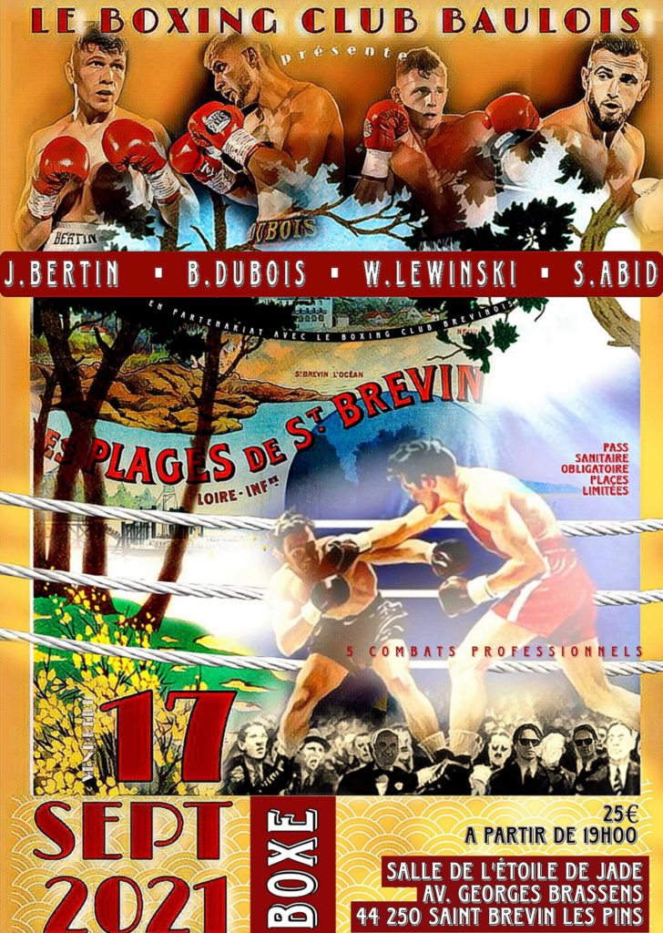 Affiche : Boxe à Saint Brevin Les Pins