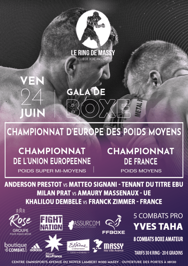 Affiche : Championnat d'Europe à Massy